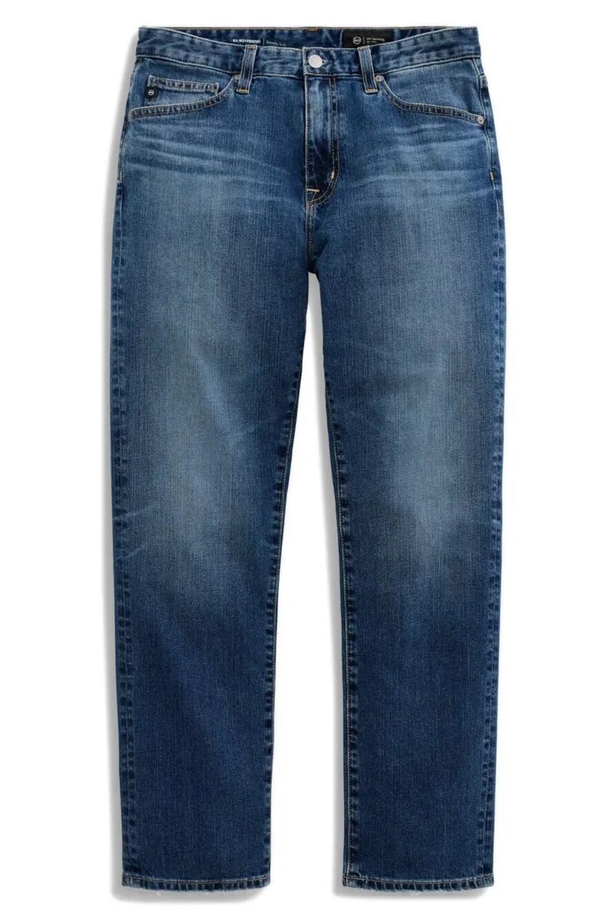 $245 AG Adriano Goldschmied Ex-Boyfriend Slouchy Slim Jeans - 25R
